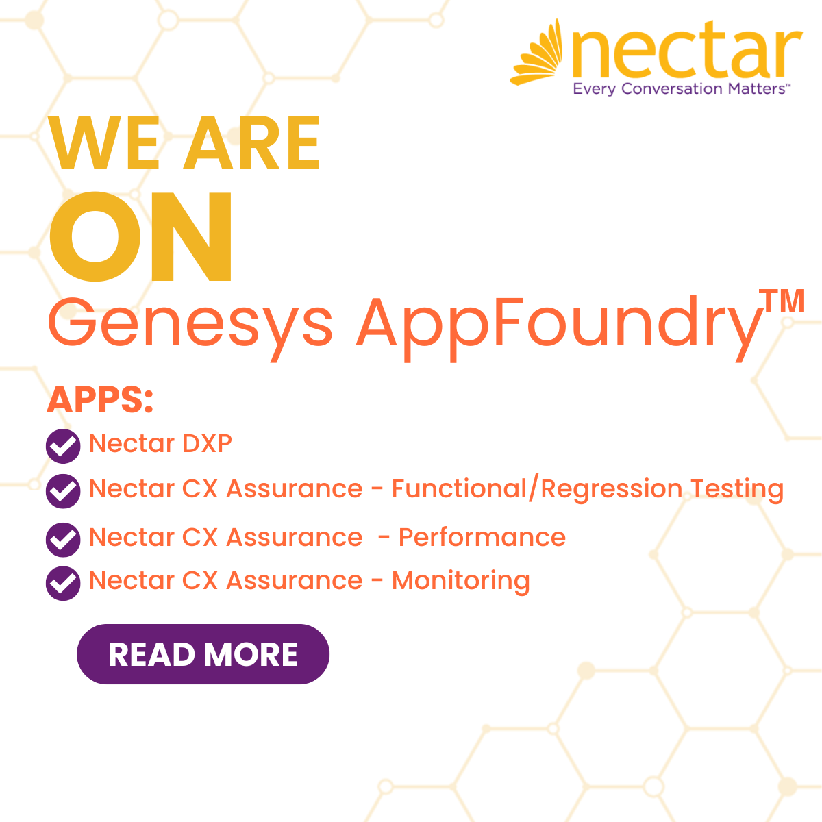 Nectar Solutions Now Available on Genesys AppFoundry